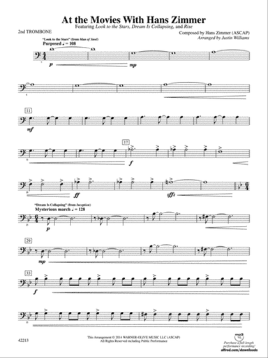 At the Movies with Hans Zimmer: 2nd Trombone