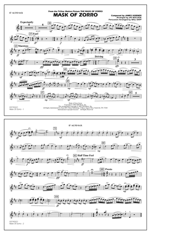 Mask of Zorro (arr. Jay Bocook) - Eb Alto Sax
