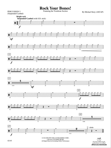 Rock Your Bones!: 3rd Percussion