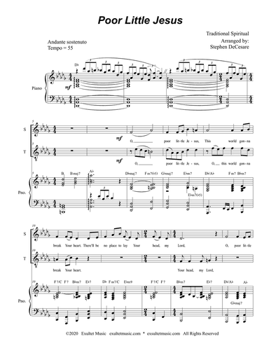 Poor Little Jesus (Duet for Soprano and Tenor Solo)