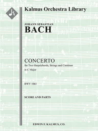 Concerto for Two Harpsichords in C, BWV 1061