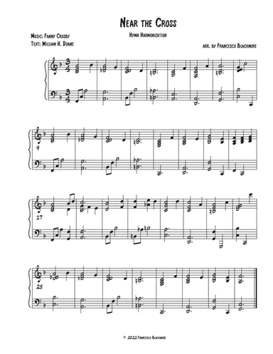 Near the Cross (Hymn Reharmonized)