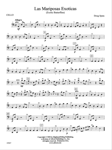 Las Mariposas Exoticas: Cello