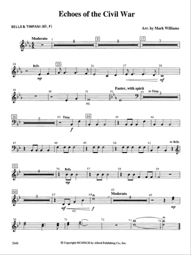 Echoes of the Civil War: Timpani