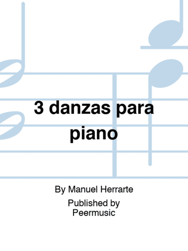 3 danzas para piano
