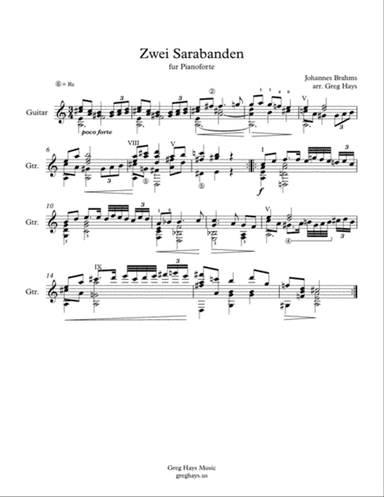 Sarabande in A minor