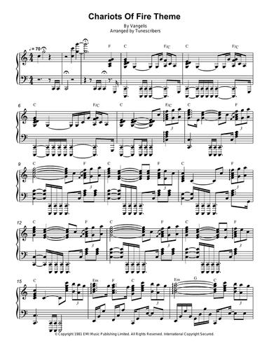 Chariots Of Fire Theme