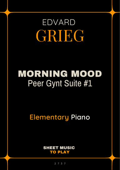 Grieg - Morning Mood - Elementary Piano (Full Score)