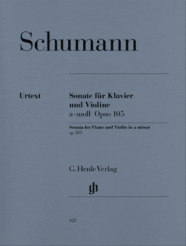 Sonata for Piano and Violin in A Minor Op. 105