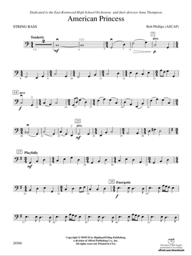 American Princess: String Bass