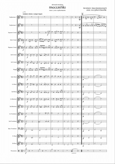 Macushla - Duet for Euphoniums