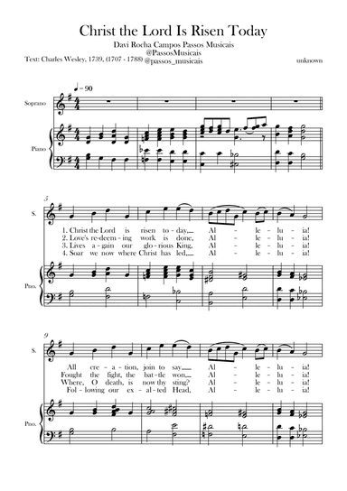 Christ the Lord is Rises today