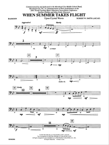 When Summer Takes Flight: Bassoon