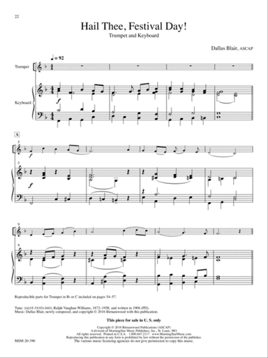 Hail Thee, Festival Day! (Downloadable)
