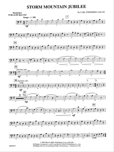 Storm Mountain Jubilee: WP B-flat Tuba B.C.