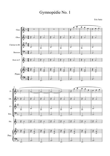 Gymnopédie No. 1
