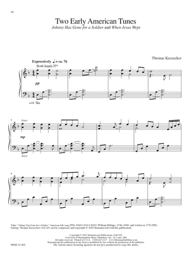 Two Early American Tunes