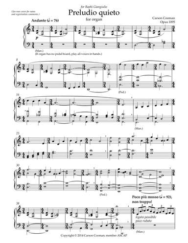 Preludio quieto