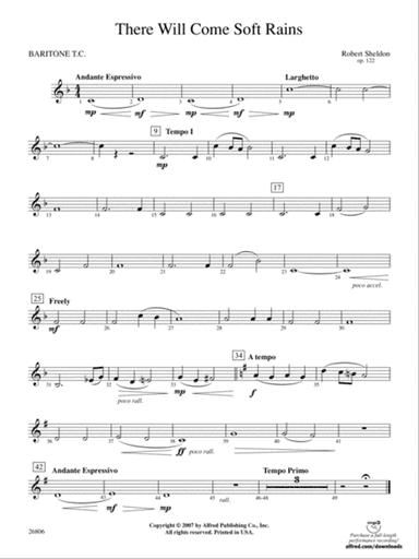 There Will Come Soft Rains: Baritone T.C.