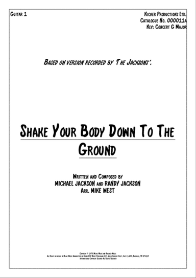 Shake Your Body Down To The Ground