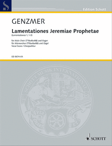 Lamentationes Jeremiae Prophetae