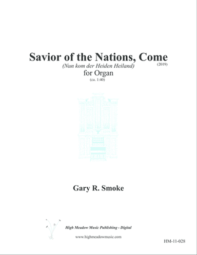 Savior of the Nations, Come
