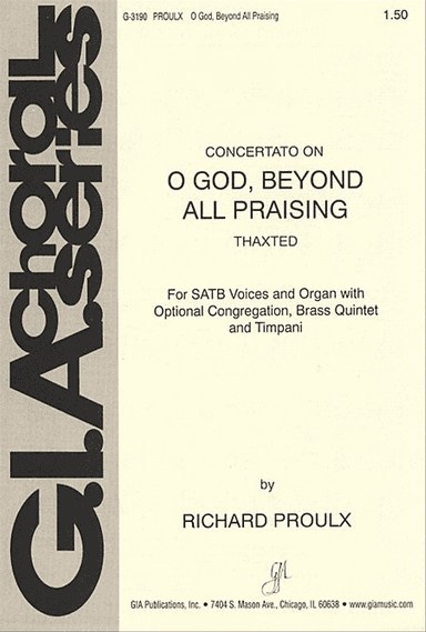 O God, Beyond All Praising