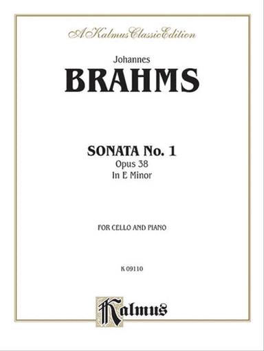 Sonata No. 1 in E Minor, Op. 38