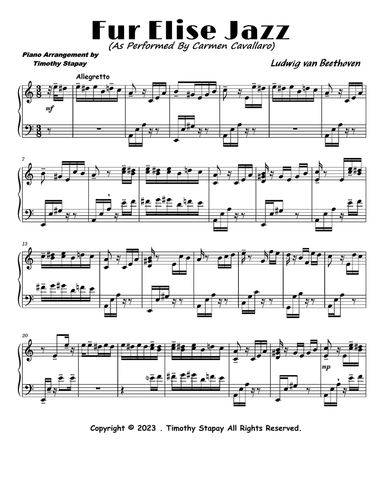Fur Elise Jazz