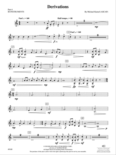 Derivations: Part 4 - B-flat Instruments