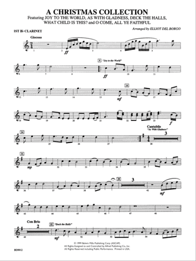 Christmas Collection: 1st B-flat Clarinet