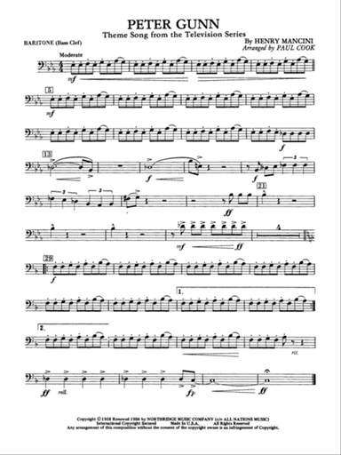 Peter Gunn: Baritone B.C.