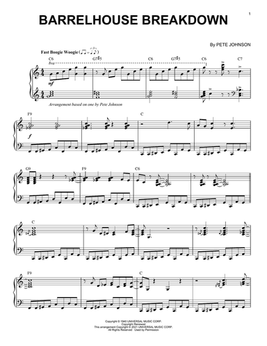Barrelhouse Breakdown (arr. Brent Edstrom)