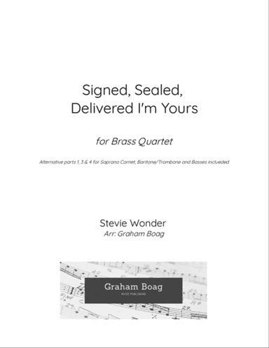 Signed, Sealed, Delivered I'm Yours