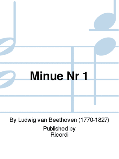 Minue Nr 1