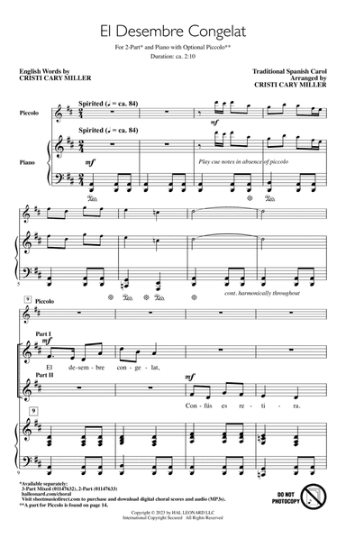 El Desembre Congelat (arr. Cristi Cary Miller)