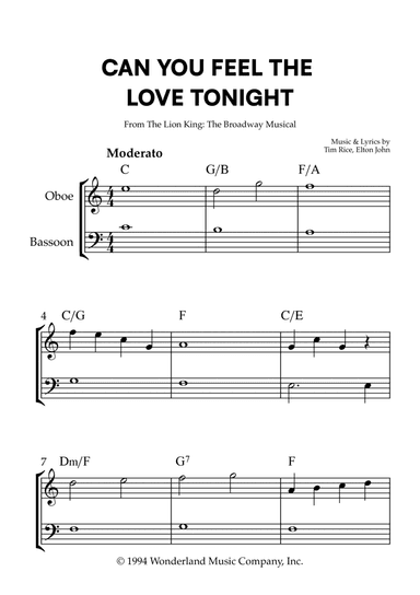 Can You Feel The Love Tonight