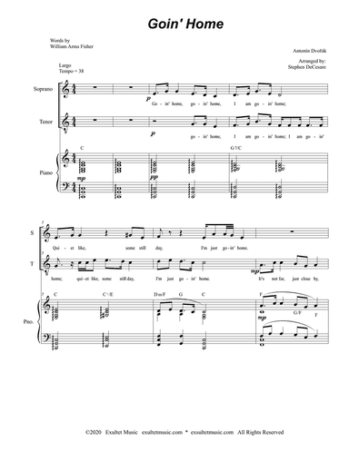 Goin' Home (Duet for Soprano and Tenor Solo)