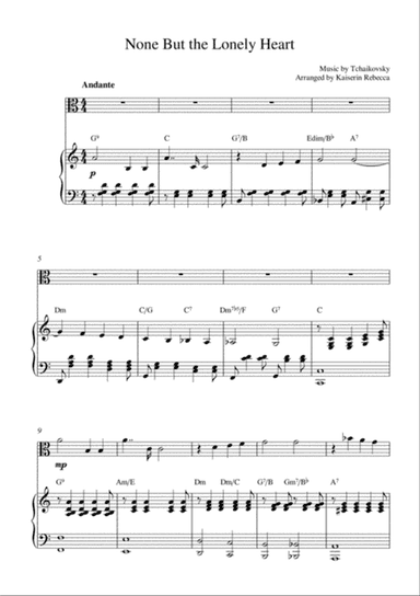 None But The Lonely Heart