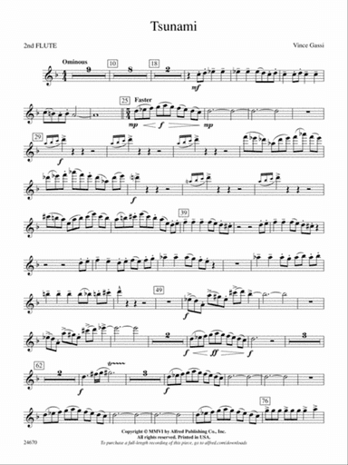 Tsunami: 2nd Flute