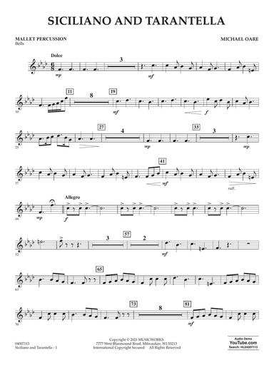 Siciliano and Tarantella - Mallet Percussion