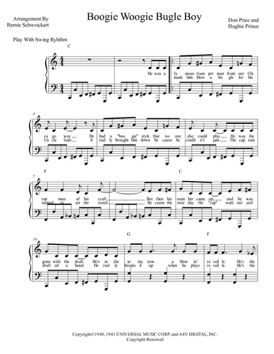 Boogie Woogie Bugle Boy