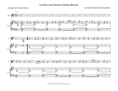 Cockles And Mussels (Molly Malone)