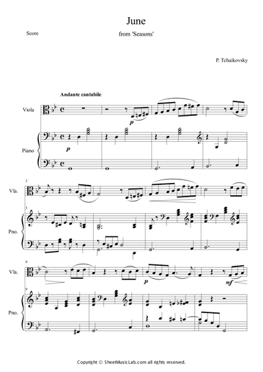 Baracarolle (The seasons No.6: Opus 37a JUNE)