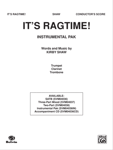 It's Ragtime!: Score