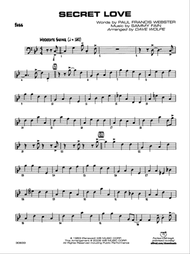 Secret Love: String Bass