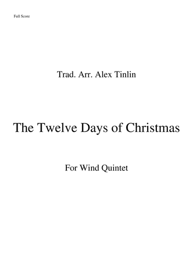 The Twelve Days of Christmas