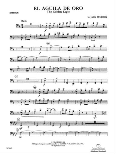 El Aguila de Oro: Bassoon