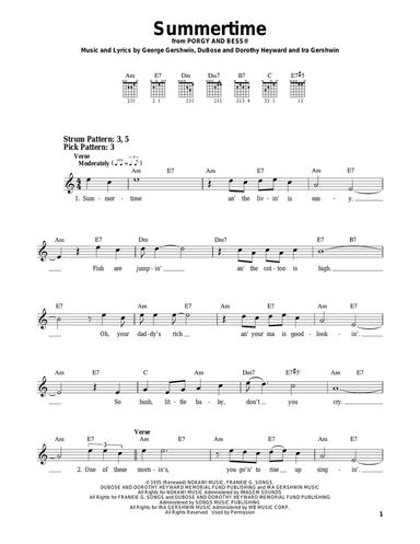 Summertime (from Porgy and Bess)