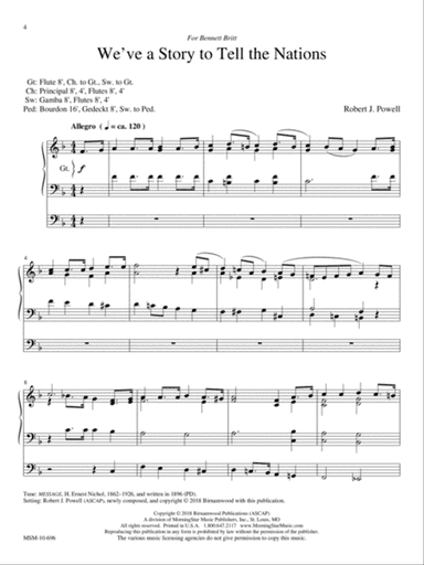 We've a Story to Tell to the Nations (Downloadable)